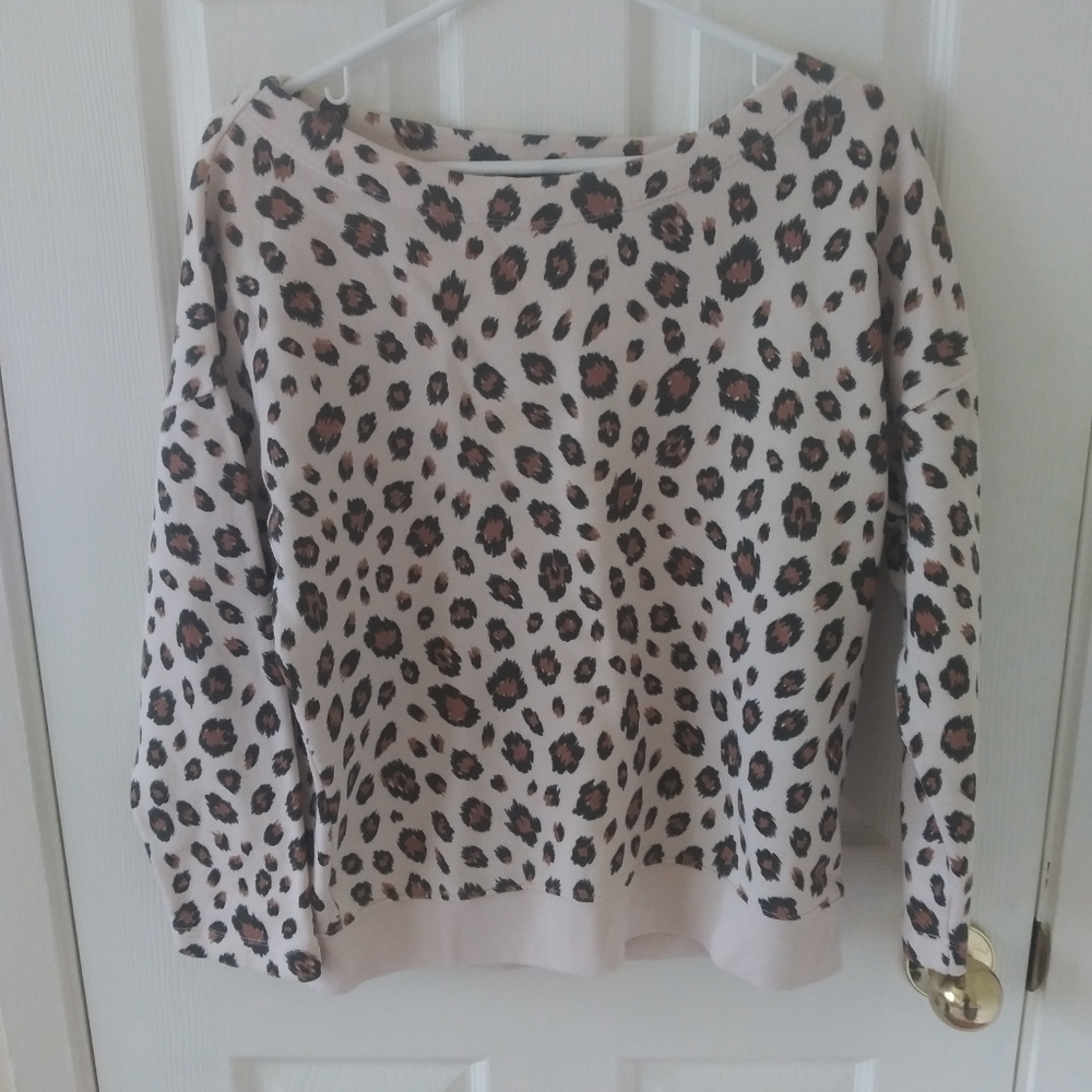 J. Crew Leopard Sweater s. M